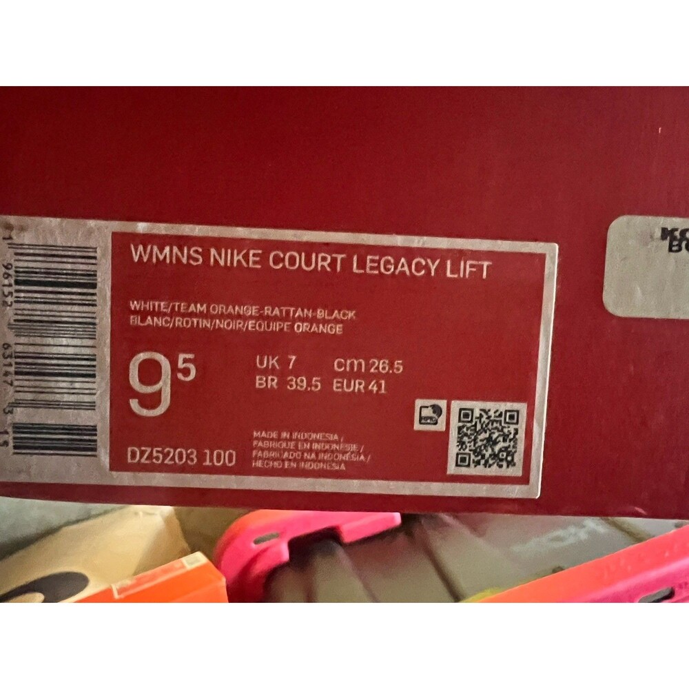 Nike Court Legacy Lift Platform Shoes Sneakers Women’s Sz 9.5 White DZ5203-100 - Picture 11 of 11